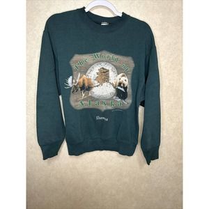 Vintage Alaska Sweatshirt GUC Sz M
